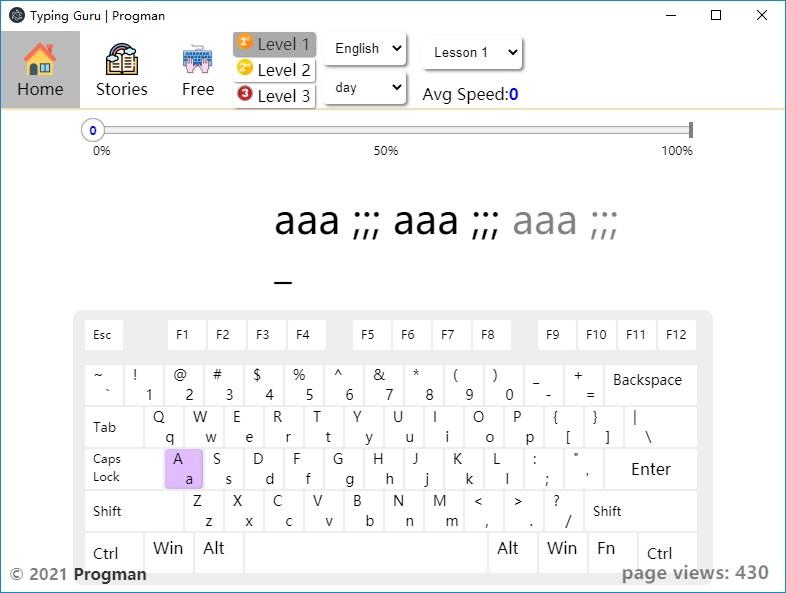 Typing_Guru下载,打字练习软件,打字练习